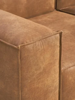 Online Sofá rinconera modular de cuero Lennon Sofás