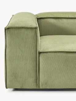 Sofá rinconera modular de pana con reposapiés izquierdo/derecho Lennon (4 plazas) Sofás 4 Plazas|Sofás