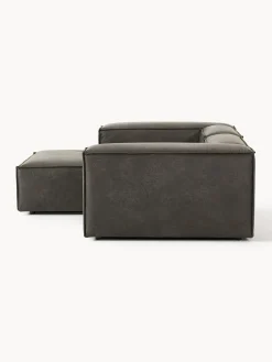 Sofá rinconera modular de cuero reciclado Lennon Sofás