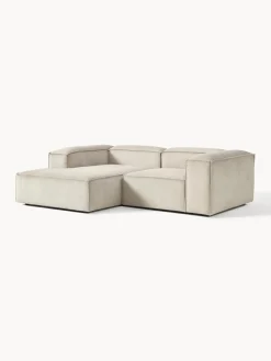 Sofás></noscript>Westwing Collection Sofá rinconera modular de pana Lennon Pana beige claro