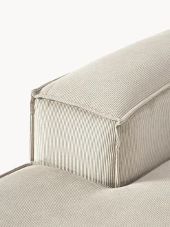 Sofás></noscript>Westwing Collection Sofá rinconera modular de pana Lennon Pana beige claro