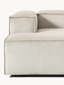 Sofás></noscript>Westwing Collection Sofá rinconera modular de pana Lennon Pana beige claro