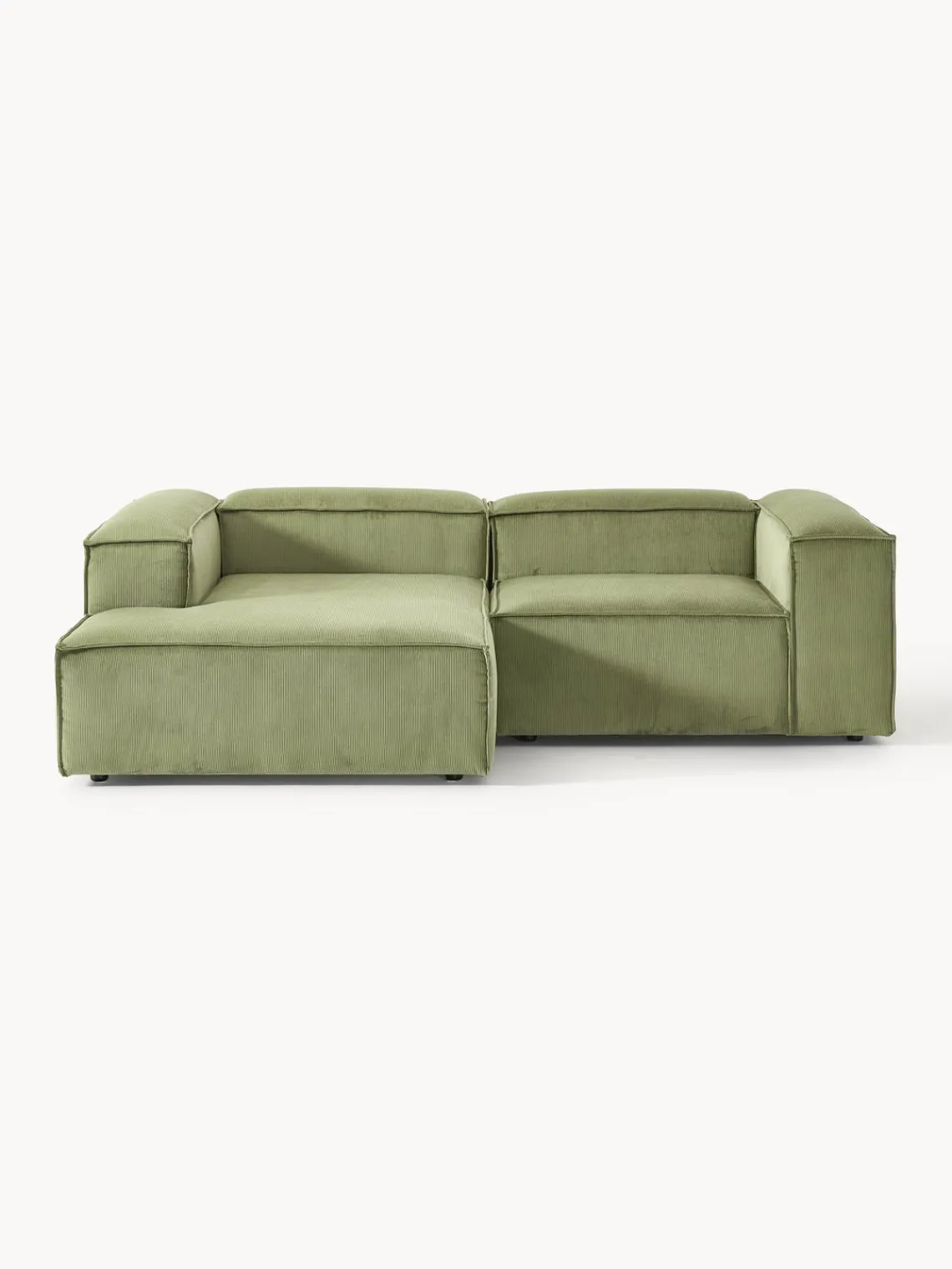 Best Sofá rinconera modular de pana Lennon Sofás