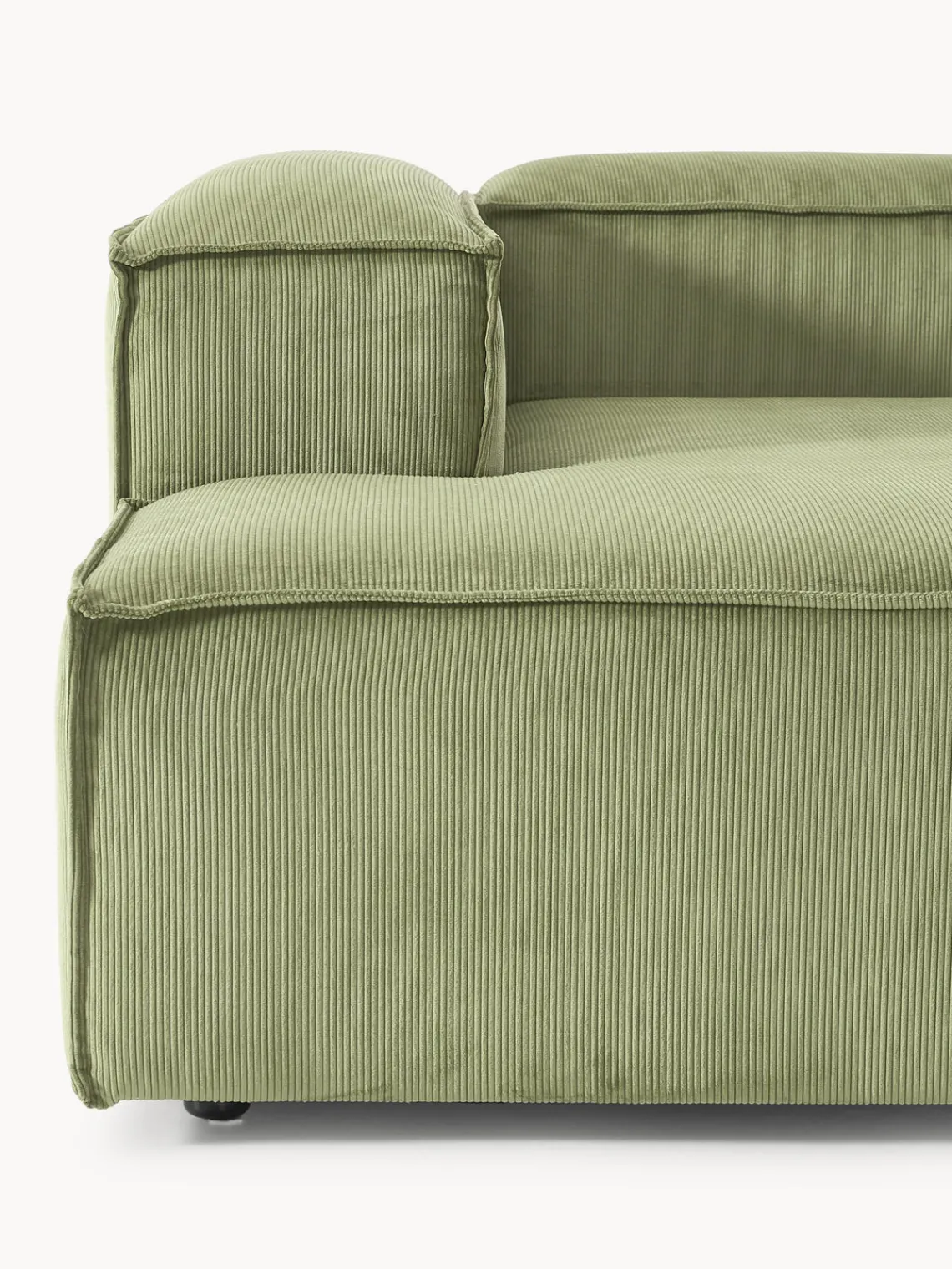 Best Sofá rinconera modular de pana Lennon Sofás