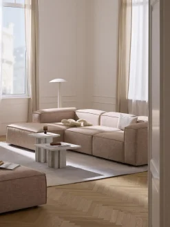 Hot Sofá rinconera modular de mezcla de lino Lennon Sofás