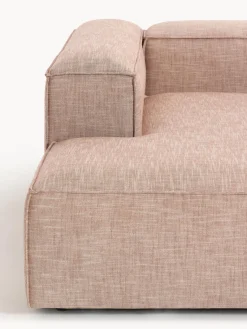 Outlet Sofá rinconera modular de mezcla de lino Lennon Sofás