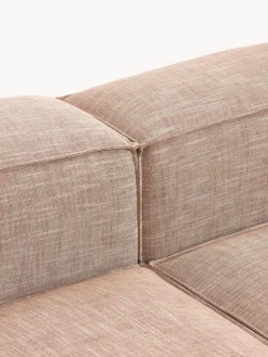 Outlet Sofá rinconera modular de mezcla de lino Lennon Sofás