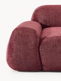 Outlet Sofá rinconera modular de borreguillo bouclé Wolke (4 plazas) Sofás Rinconeras|Sofás