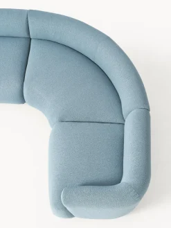 Sofá rinconera modular en tejido bouclé Sofia (4 plazas) Sofás Rinconeras|Sofás