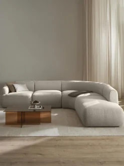 Best Sofá rinconera modular en tejido bouclé Sofia (4 plazas) Sofás Rinconeras|Sofás