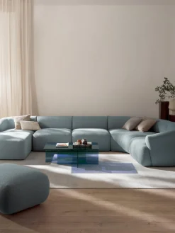 Sofá rinconera modular en tejido bouclé Sofia Sofás Rinconeras|Sofás