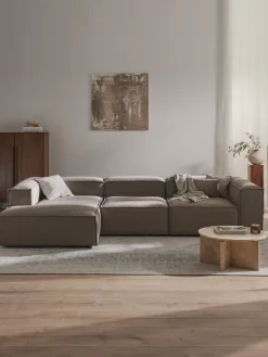 New Sofá rinconera modular en tejido bouclé Lennon Sofás