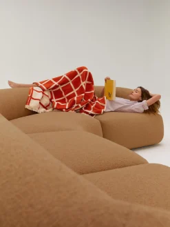 Sofá rinconera modular en tejido bouclé Sofia Sofás Rinconeras|Sofás