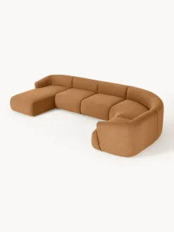 Sofá rinconera modular en tejido bouclé Sofia Sofás Rinconeras|Sofás