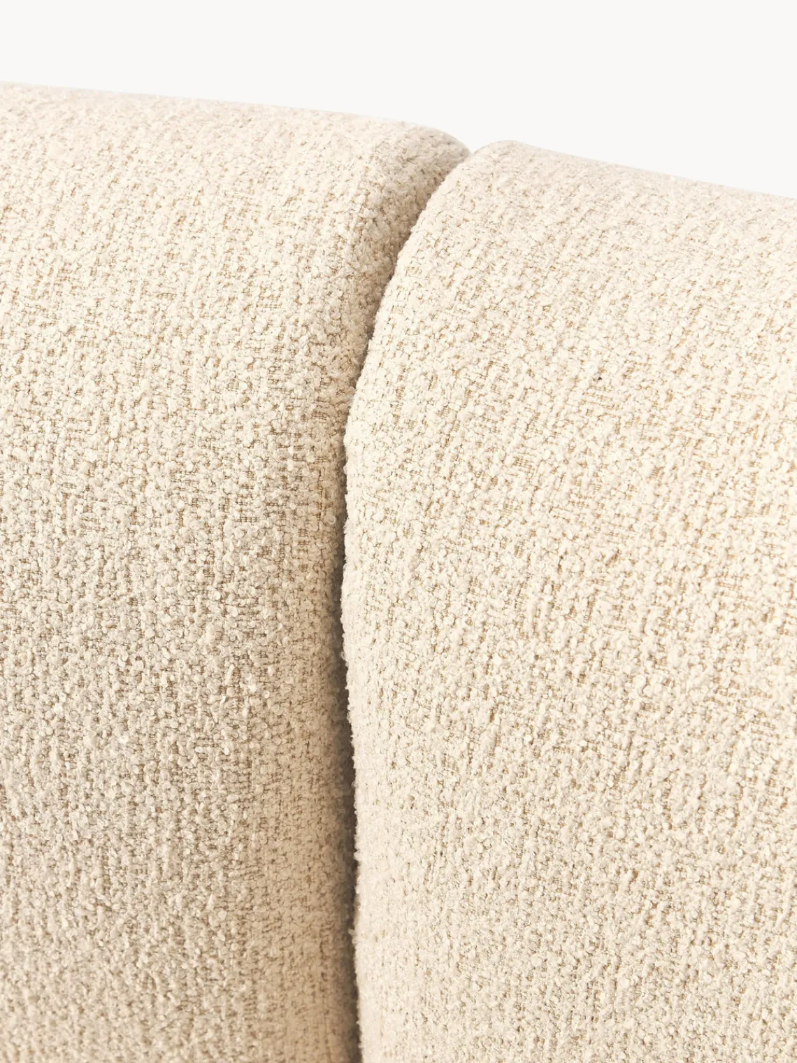 Sofás Rinconeras|Sofás>Westwing Collection Sofá rinconera modular en tejido bouclé Sofia (4 plazas) Bouclé beige claro