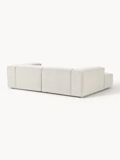 Sofás></noscript>Westwing Collection Sofá rinconera modular en tejido bouclé Lennon Bouclé blanco Off White