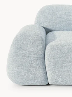 Outlet Sofá rinconera modular en tejido bouclé Wolke (4 plazas) Sofás Rinconeras|Sofás