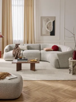 Best Sofá rinconera modular en tejido bouclé Sofia (4 plazas) Sofás Rinconeras|Sofás