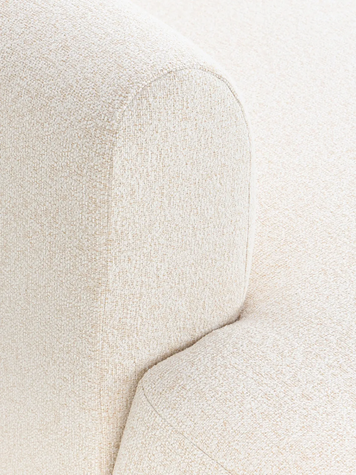 Sofá rinconera modular en tejido bouclé Sofia (4 plazas) Sofás Rinconeras|Sofás