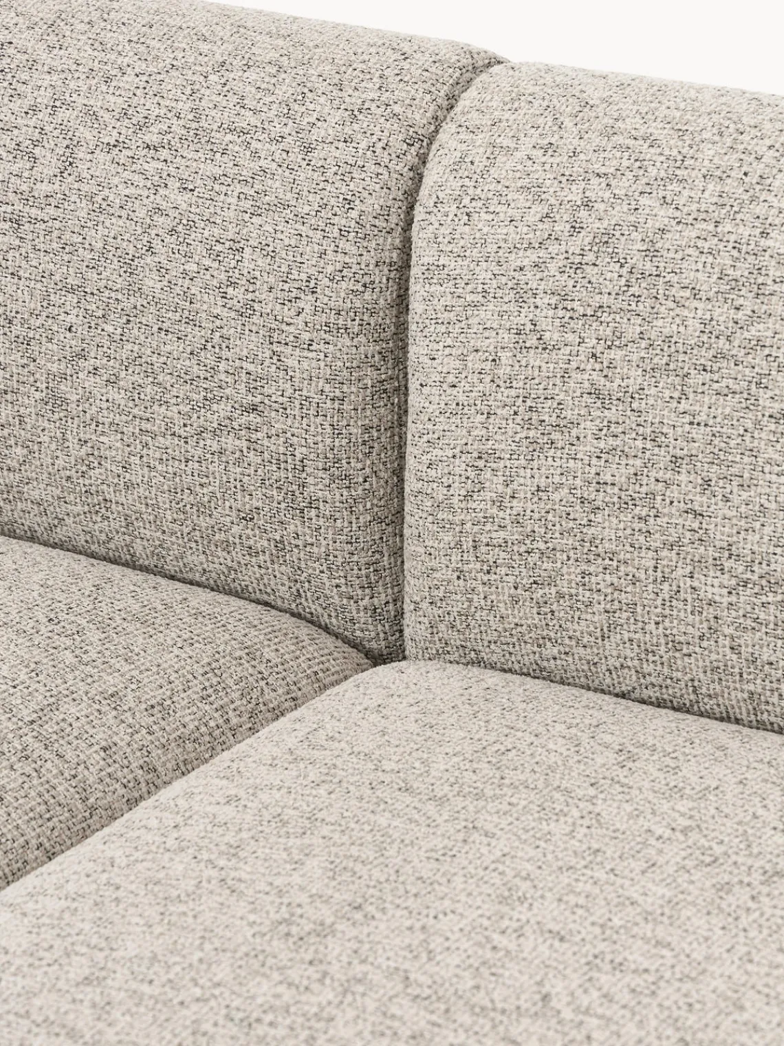 Sofás Rinconeras|Sofás>Westwing Collection Sofá rinconera modular en tejido bouclé Sofia (4 plazas) Bouclé beige mélange