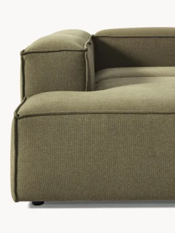 Sofás></noscript>Westwing Collection Sofá rinconera modular grande Lennon Tejido verde oliva