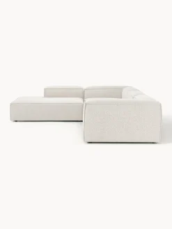 Hot Sofá rinconera modular grande en tejido bouclé Lennon Sofás
