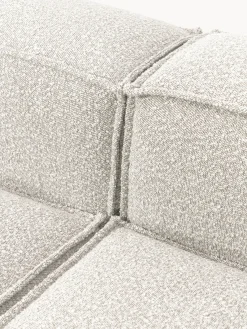 Hot Sofá rinconera modular grande en tejido bouclé Lennon Sofás