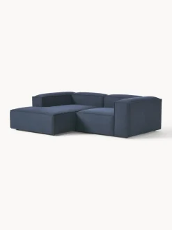 Sofás></noscript>Westwing Collection Sofá rinconera modular Lennon Tejido azul oscuro