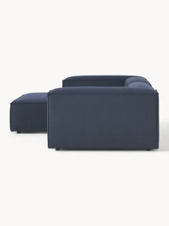 Sofás></noscript>Westwing Collection Sofá rinconera modular Lennon Tejido azul oscuro