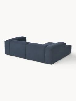 Sofás></noscript>Westwing Collection Sofá rinconera modular Lennon Tejido azul oscuro