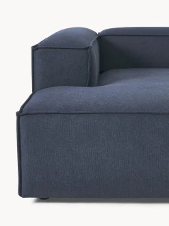 Sofás></noscript>Westwing Collection Sofá rinconera modular Lennon Tejido azul oscuro