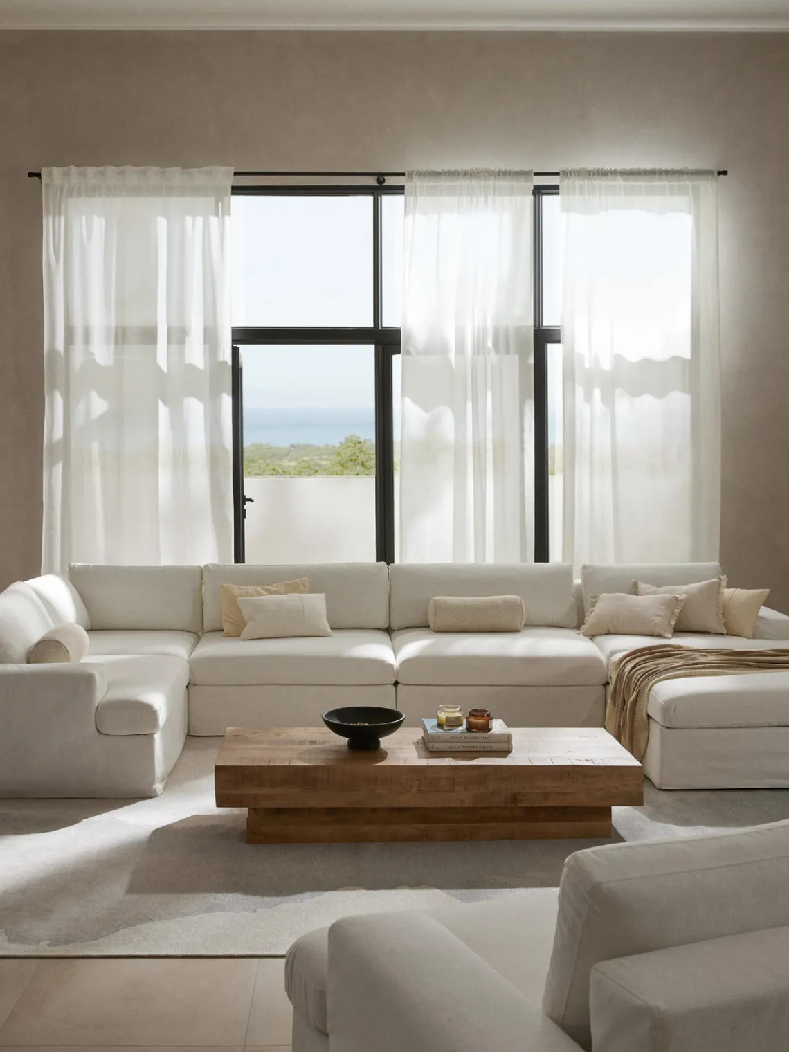 Clearance Sofá rinconera modular Russell, desenfundable Sofás Rinconeras|Sofás