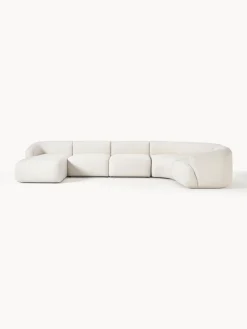 Sofás Rinconeras|Sofás>Westwing Collection Sofá rinconera modular Sofia Tejido grueso blanco crema