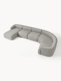 Sofás Rinconeras|Sofás></noscript>Westwing Collection Sofá rinconera modular Sofia Tejido gris