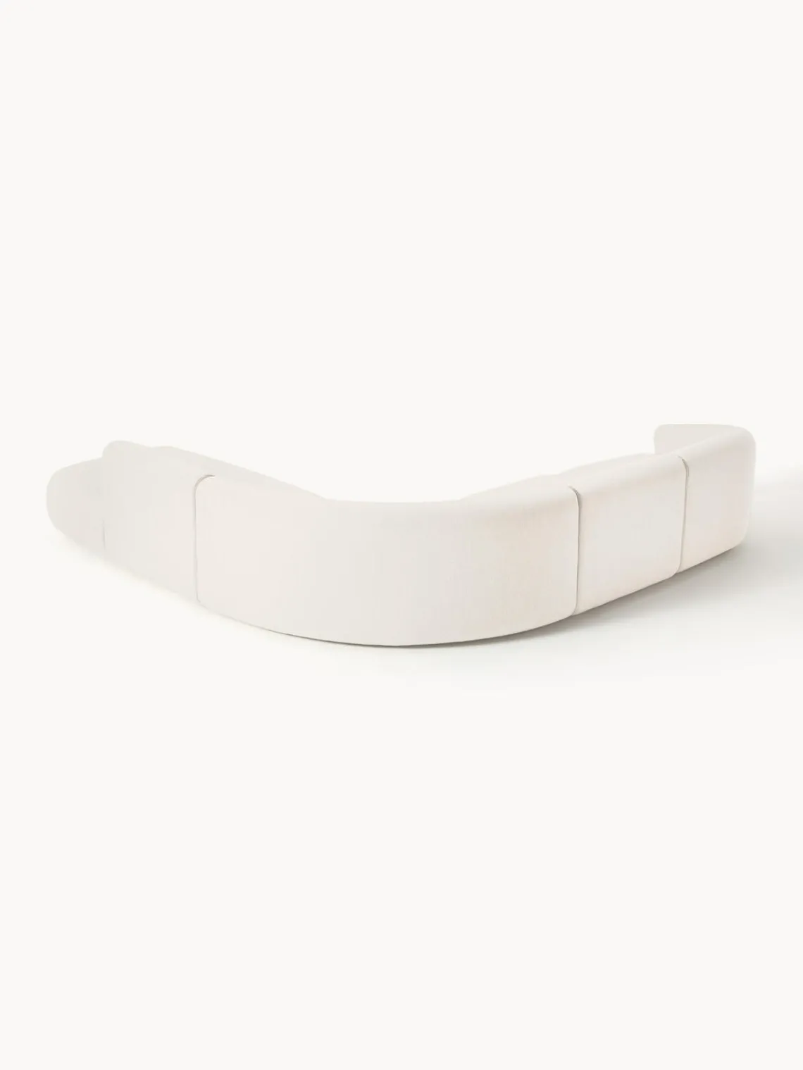 Sofás Rinconeras|Sofás>Westwing Collection Sofá rinconera modular Sofia (4 plazas) Tejido grueso blanco crema