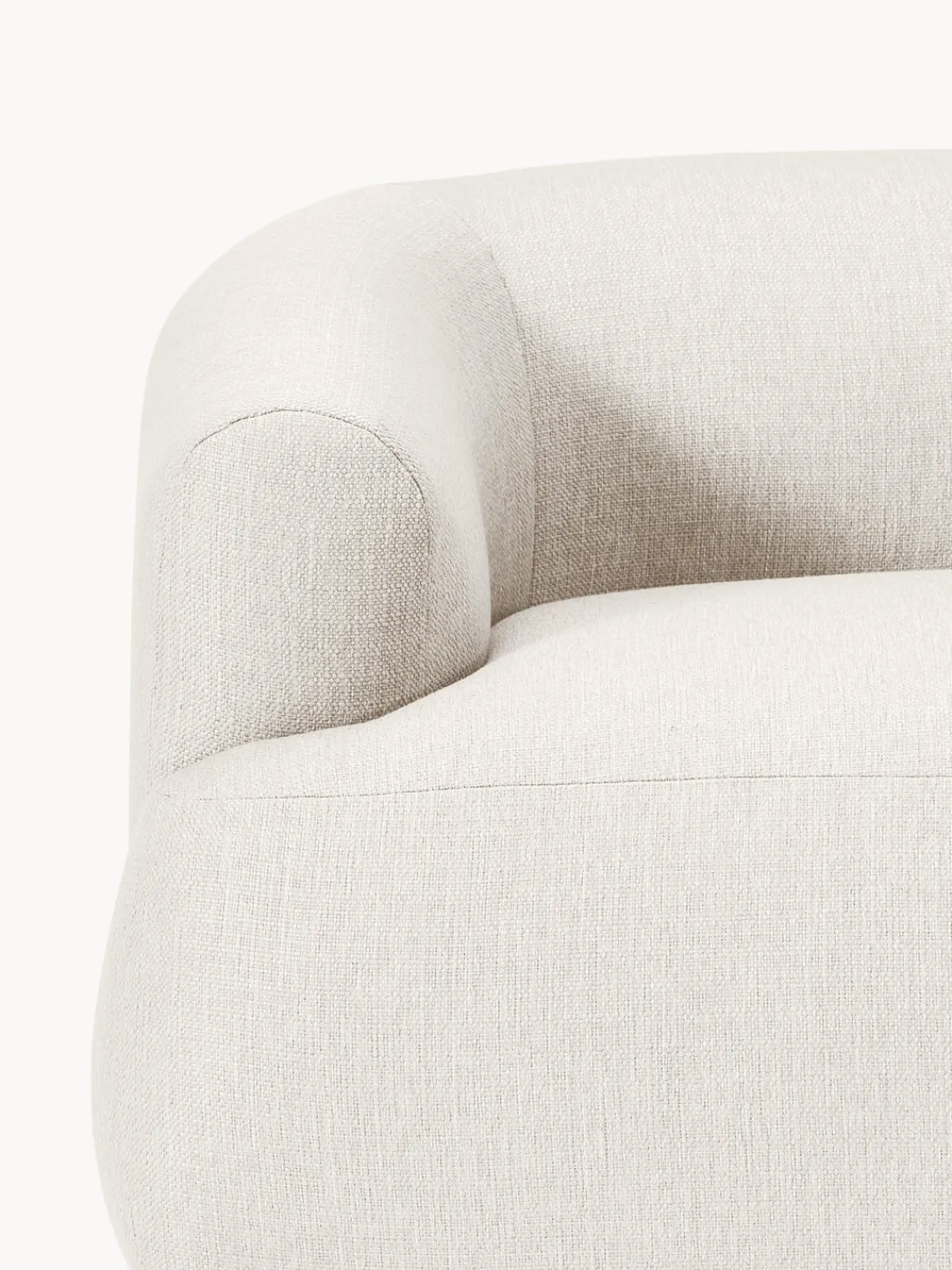 Sofás Rinconeras|Sofás>Westwing Collection Sofá rinconera modular Sofia (4 plazas) Tejido grueso blanco crema