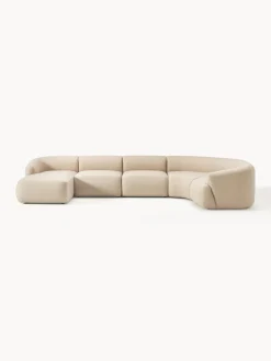 Sofás Rinconeras|Sofás>Westwing Collection Sofá rinconera modular Sofia Tejido grueso beige claro
