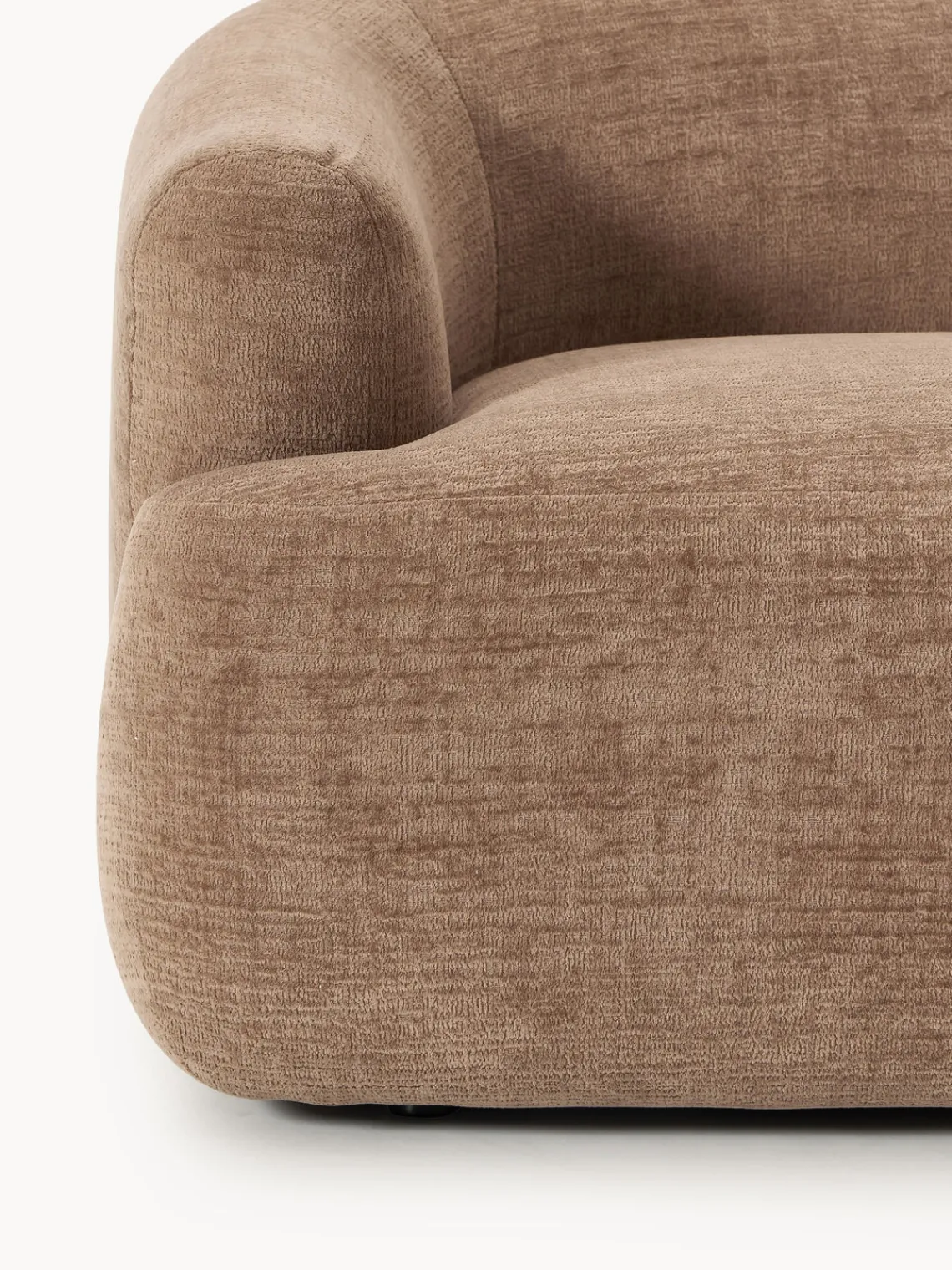 Sofás Rinconeras|Sofás>Westwing Collection Sofá rinconera modular Sofia (4 plazas) Terciopelo marrón