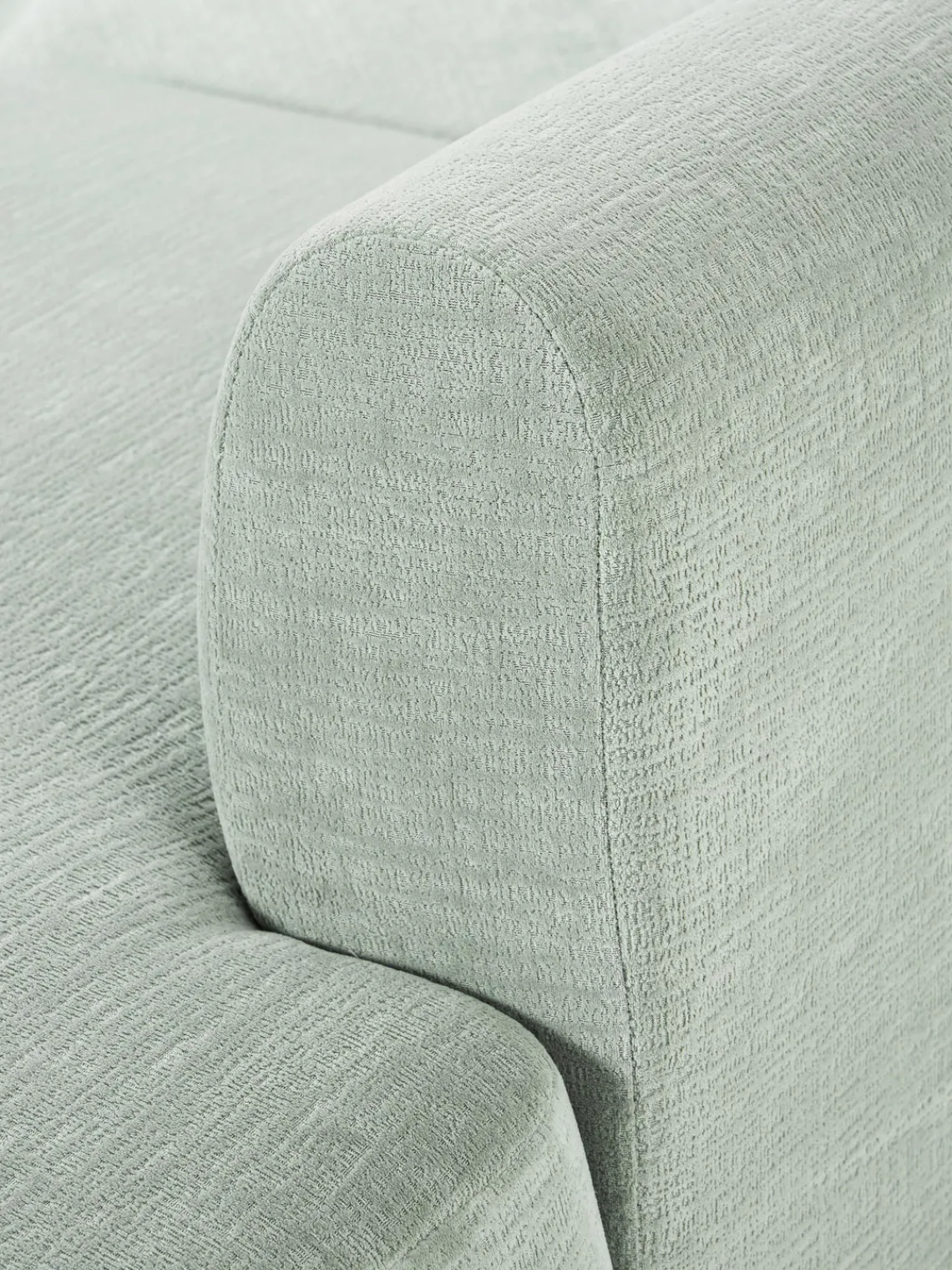 Sofás Rinconeras|Sofás>Westwing Collection Sofá rinconera modular Sofia (4 plazas) Terciopelo verde salvia