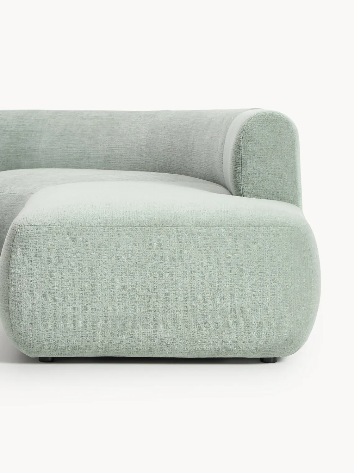 Sofás Rinconeras|Sofás>Westwing Collection Sofá rinconera modular Sofia (4 plazas) Terciopelo verde salvia