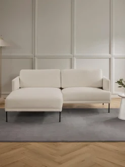 Online Sofá rinconera pequeño de borreguillo Fluente Sofás Rinconeras|Sofás