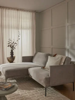 New Sofá rinconera pequeño de terciopelo Fluente Sofás Rinconeras|Sofás