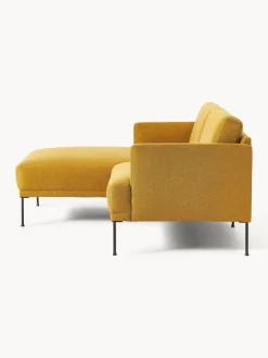 Sofás Rinconeras|Sofás></noscript>Westwing Collection Sofá rinconera pequeño Fluente Tejido ocre