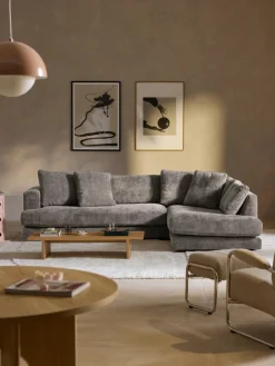 Sofás Rinconeras|Sofás>Westwing Collection Sofá rinconera Tribeca Chenilla taupe