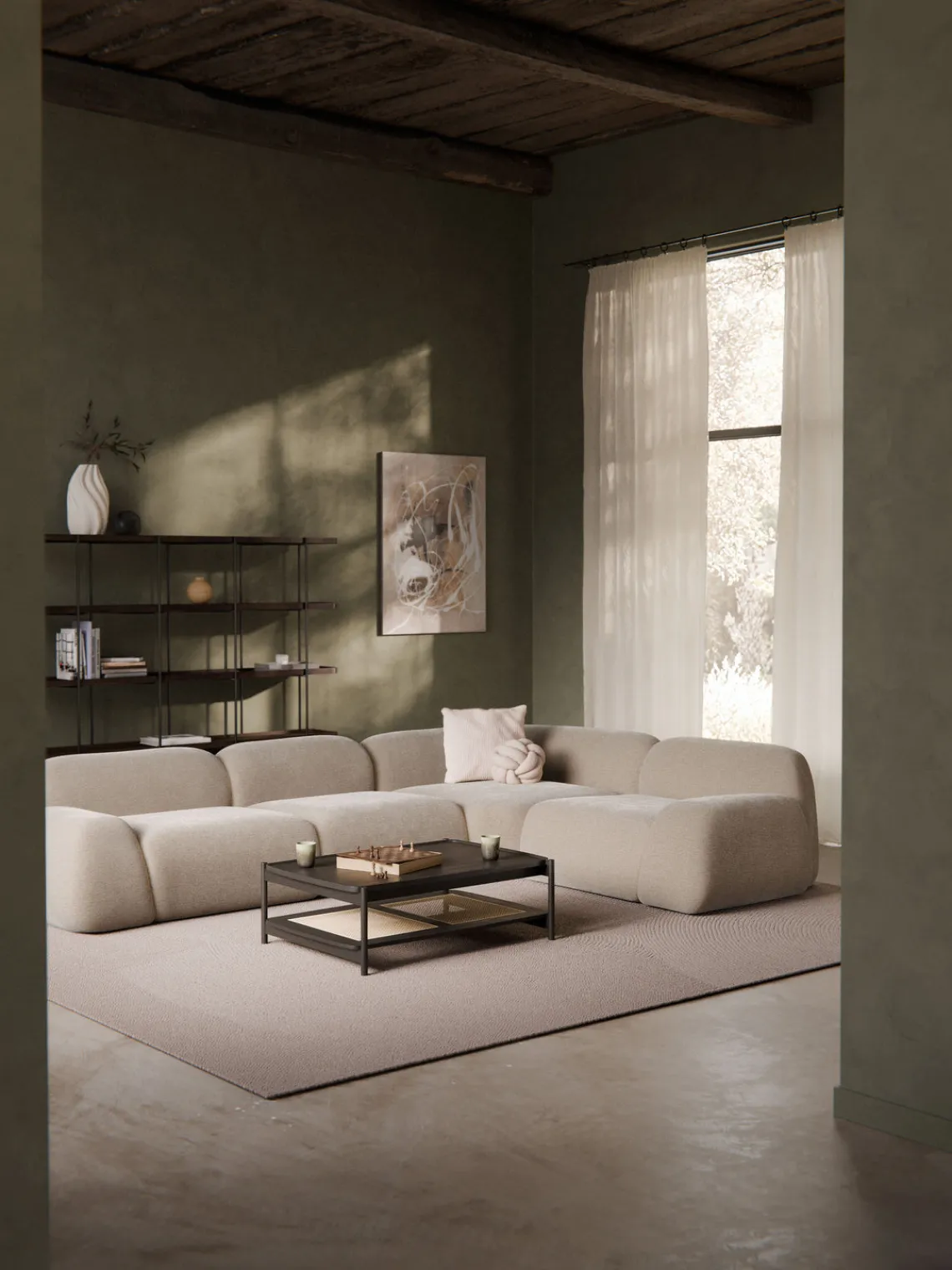 Sale Sofá rinconera Wolke (4 plazas) Sofás Rinconeras|Sofás