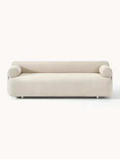 Sofás 3 Plazas|Sofás>Westwing Collection Sofá Stella (3 plazas) Tejido jaspeado blanco Off White