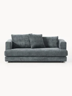 Sofás 2 Plazas|Sofás>Westwing Collection Sofá Tribeca (2 plazas) Chenilla gris azulado