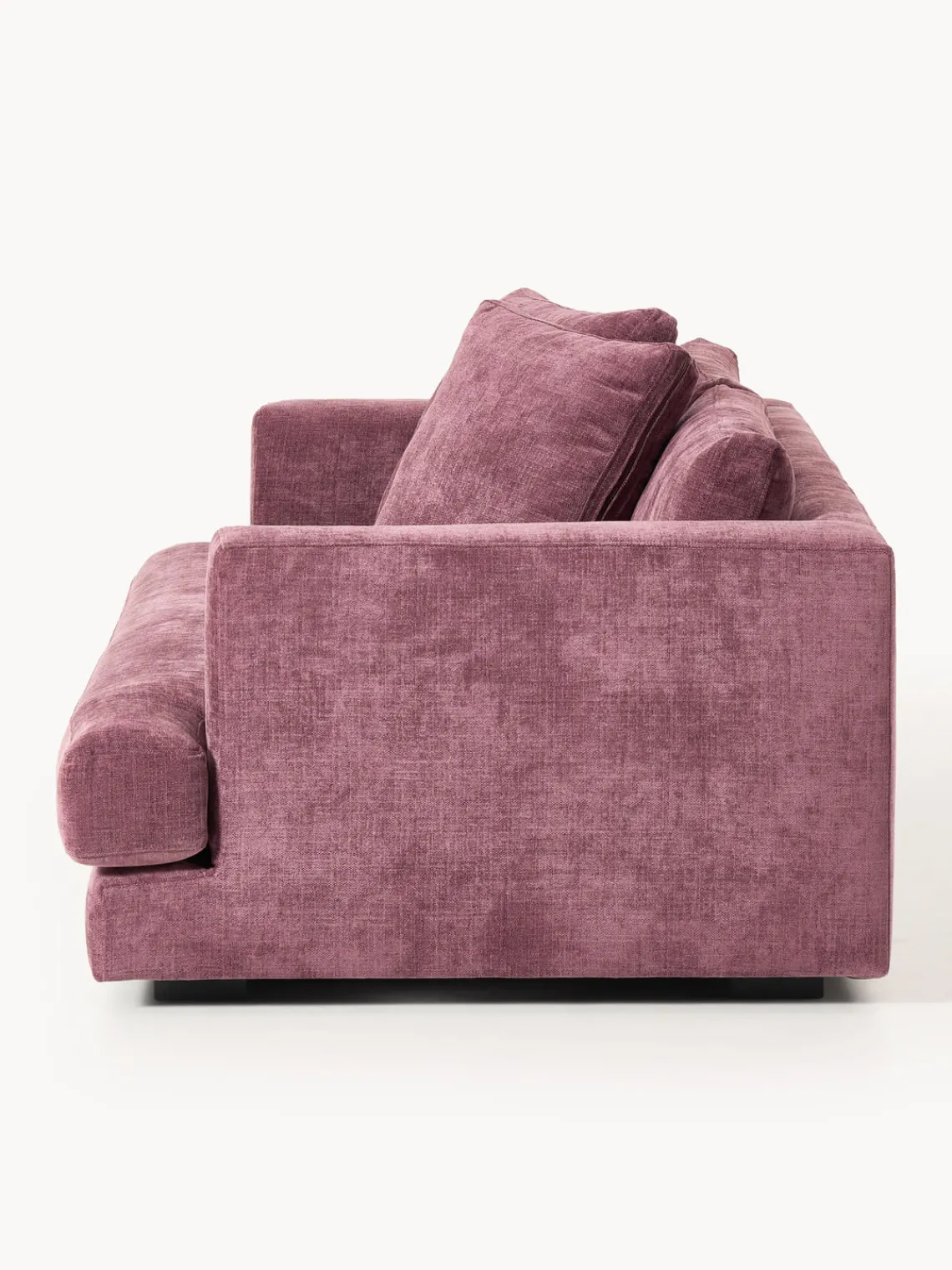 Sofás 2 Plazas|Sofás>Westwing Collection Sofá Tribeca (2 plazas) Chenilla morado oscuro