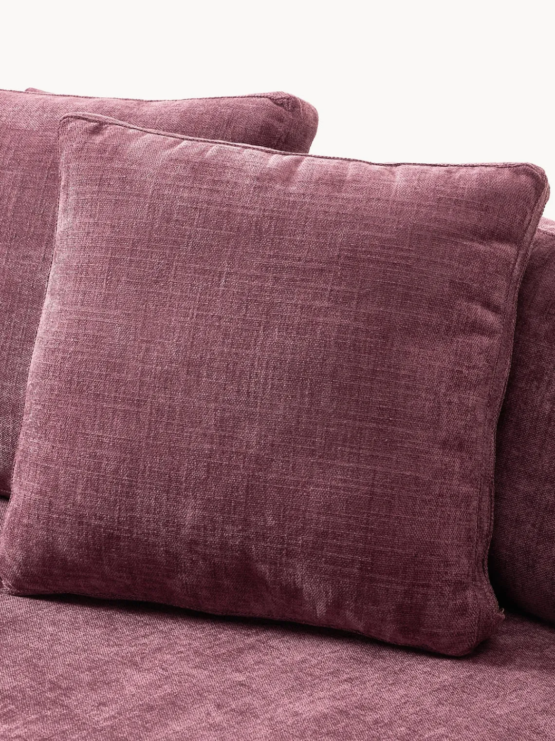 Sofás 2 Plazas|Sofás>Westwing Collection Sofá Tribeca (2 plazas) Chenilla morado oscuro