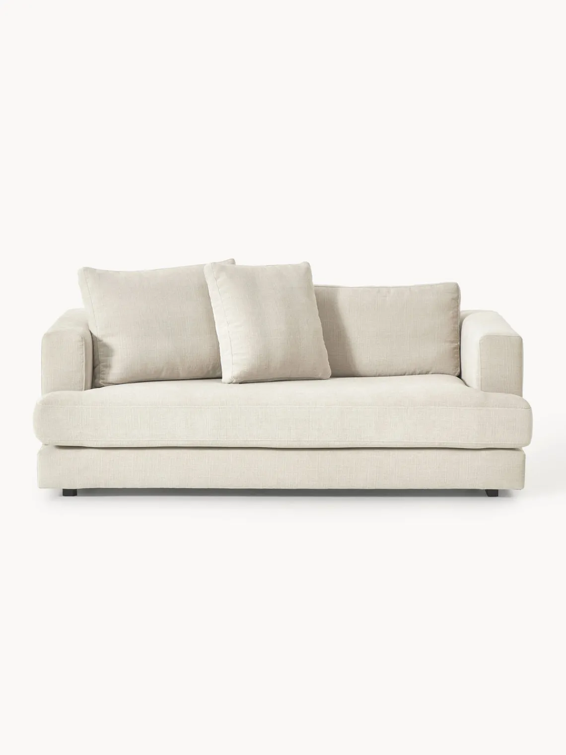 Sofás 2 Plazas|Sofás>Westwing Collection Sofá Tribeca (2 plazas) Chenilla beige claro